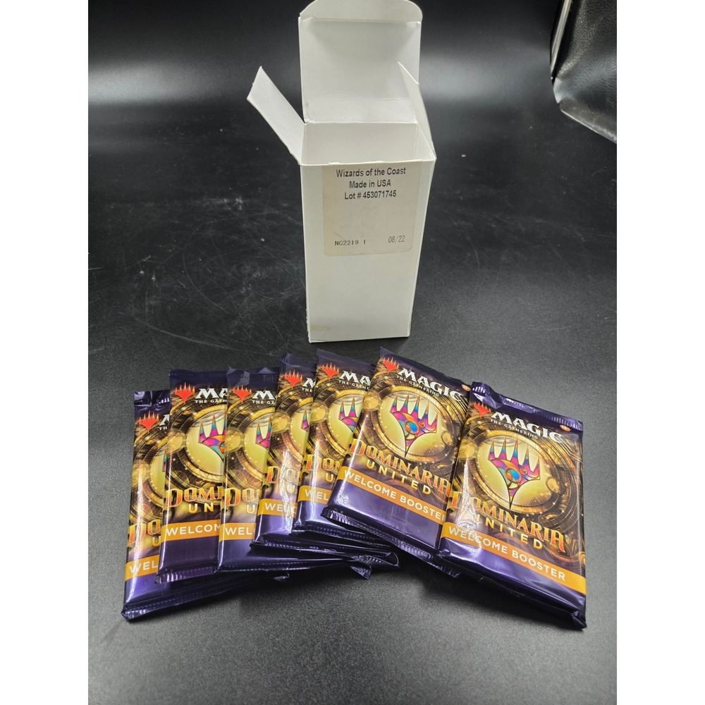 Magic The Gathering Dominaria United Welcome Booster Lot of 7 MTG DMU Sealed